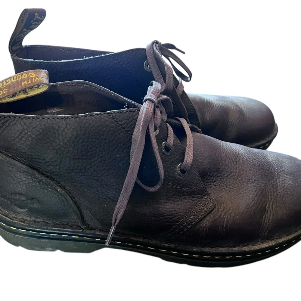 Dr. Martens Sussex Brown Chukka Work Boots Leather Size 12 M Mens Non Slip